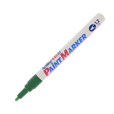 Immagine di Marcatore a vernice A 440 - punta tonda 1.2mm - verde - Artline [A440V]