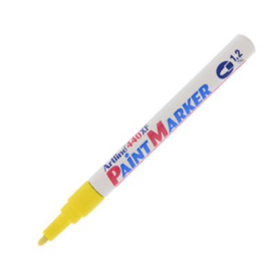 Immagine di Marcatore a vernice A 440 - punta tonda 1.2mm - giallo - Artline [A440G]