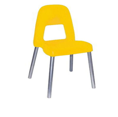 Immagine di Sedia per bambini Piuma - H 31 cm - giallo - CWR [09386/02]