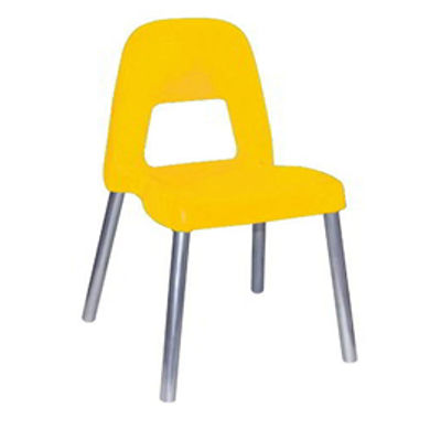 Immagine di Sedia per bambini Piuma - H 35 cm - giallo - CWR [09387/02]