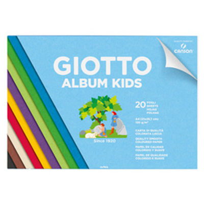 Immagine di ALBUM 20FG A4 COLORATI 120GR KIDS GIOTTO [580700]