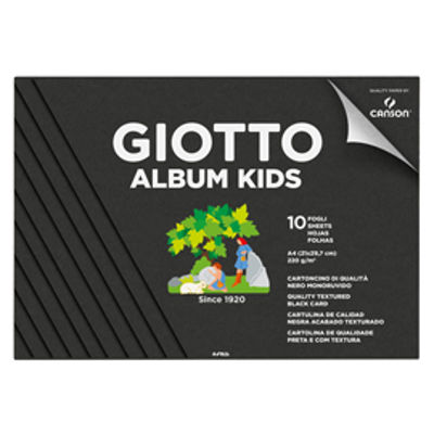 Immagine di ALBUM 10FG A4 NERI 220GR KIDS GIOTTO [580600]