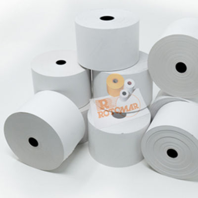 Immagine di Rotolo distributori self service -  59,5mm x 85mt - diametro esterno 90mm - 70gr -  carta termica BPA free [FSRTEBPA5985187]