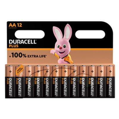 Immagine di EC12 PILE DURACELL PLUS - STILO - AA - 1,5 V - MN1500B12  [MN1500B12]