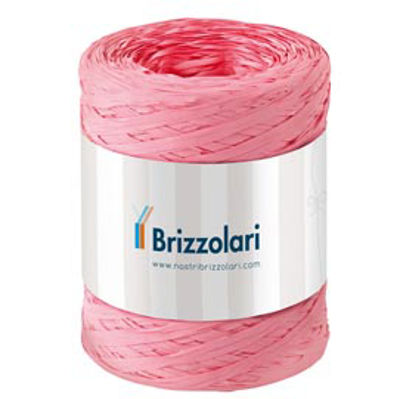 Immagine di Nastro Rafia sintetica - rosa 05 - 5mmx200mt - Brizzolari [01003705]