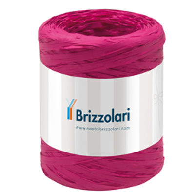 Immagine di Nastro Rafia sintetica - fucsia 13 - 5mmx200mt - Brizzolari [01003713]