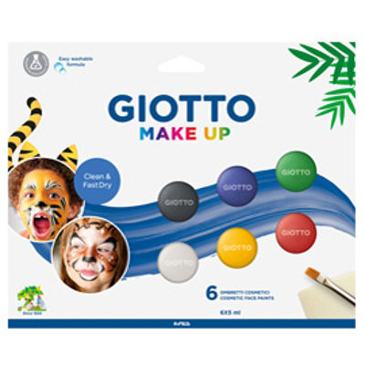 Immagine di Ombretti Make Up colori classici - cremosi - Giotto - Conf. 6 colori [476200]