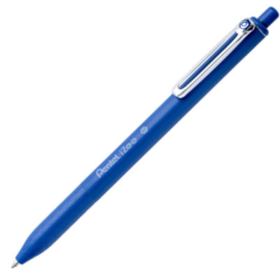 Immagine di Penna a sfera a scatto iZee - punta 0,7 mm - blu - Pentel [BX467-C]