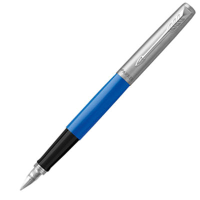 Immagine di Penna stilo Jotter Original - con cappuccio - punta M - fusto blu - Parker [2096858]