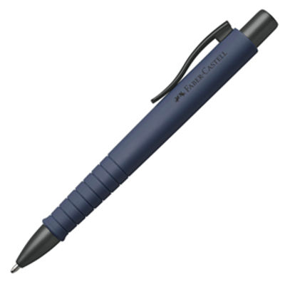 Immagine di Penna a sfera Poly Ball - Punta 0,7mm - fusto blu navy - Faber-Castell [241189]