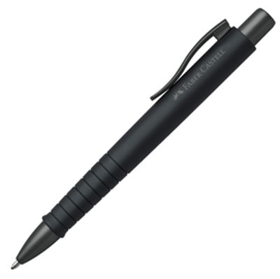 Immagine di Penna a sfera Poly Ball - Punta 0,7mm - fusto all black - Faber-Castell [241190]