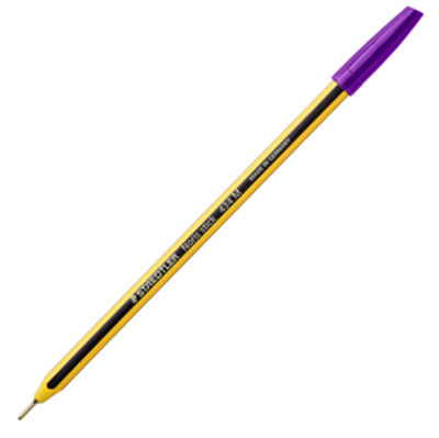 Immagine di Penna a sfera Noris Stick - punta 1,0 mm - violetto - Staedtler - conf. 10 pezzi [434 06]