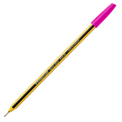 Immagine di Penna a sfera Noris Stick - punta 1,0 mm - magenta - Staedtler - conf. 10 pezzi [434 20]