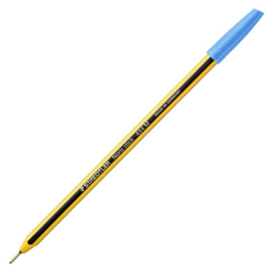 Immagine di Penna a sfera Noris Stick - punta 1,0mm - azzurro chiaro - Staedtler - conf. 10 pezzi [434 30]