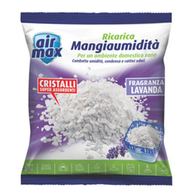 Immagine di Ricarica sali assorbiumidità - lavanda - 1 kg - Air Max [D0732]