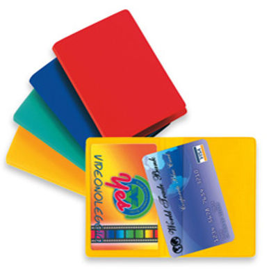 Immagine di Busta porta card - 5,8x8,7 cm - 2 tasche - colori assortiti - Sei Rota [48431290]