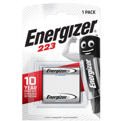 Immagine di Pila 223 Photo Lithium - 3V - Energizer Specialistiche - conf. 1 pezzo [E301029600]