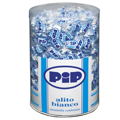 Immagine di Caramelle confettate Pip - alito bianco - barattolo 800 pezzi [06252500]