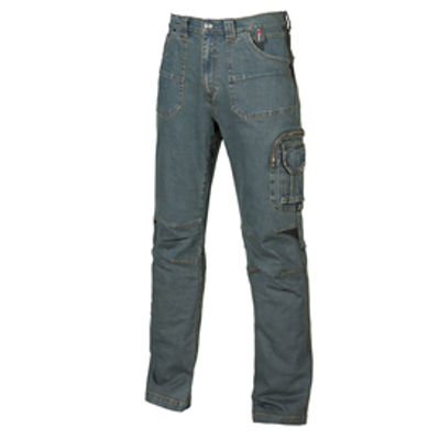 Immagine di Jeans da lavoro Traffic - taglia 50 - blue jeans - U-Power [ST071RJ-50]