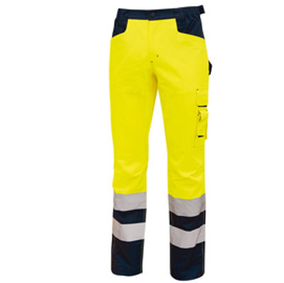 Immagine di Pantalone invernale alta visibilità Beacon - giallo fluo - taglia M - U-power [HL156YF-M]