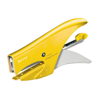 Immagine di Cucitrice a pinza 5547 WOW - giallo - Leitz [55472016]