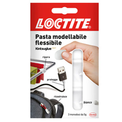 Immagine di PASTA Kintsuglue 3x5g bianco PASTA MODELLANTE LOCTITE [2239174]