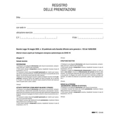 Immagine di Registro delle prenotazioni 32 pagine E2428 Edipro [E2428]