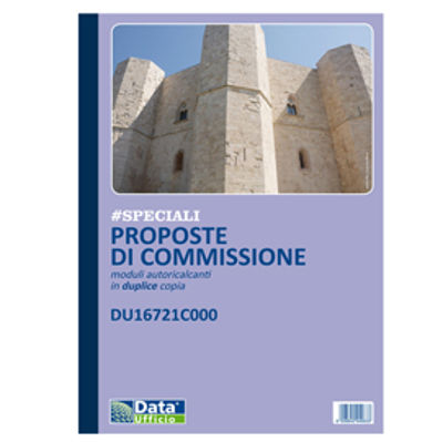 Immagine di Blocco proposto commissione - 50/50 copia autoricopiante - 29,7x21,5cm - DU16721C000 - Data Ufficio [DU16721C000]