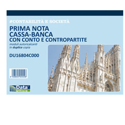 Immagine di Blocco prima nota cassa - 50/50 copie autoricalcanti - 21,5x29,7cm - DU16804C000 - Data Ufficio [DU16804C000]