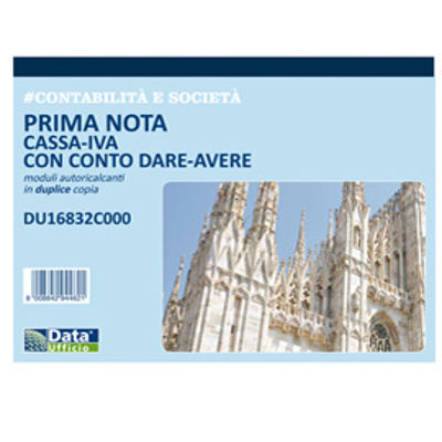 Immagine di Blocco prima nota cassa - IVA (dare/avere) - 50/50 copie autoricalcanti - 21,5x29,7cm - DU16832C000 - Data Ufficio [DU16832C000]