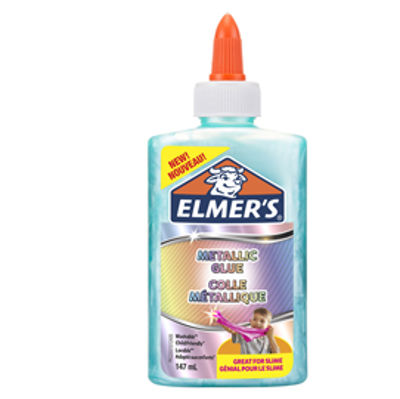 Immagine di Colla liquida Slime - verde acqua metallizzato - flacone 147 ml - Elmer's Newell [2109493]