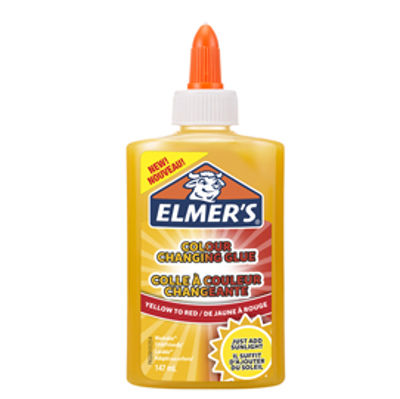 Immagine di Colla liquida CambiaColore Slime - flacone 147 ml - da giallo a rosso - Elmer's Newell [2109498]