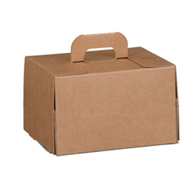 Immagine di Valigetta box per asporto linea Cadeaux - 28x20x14 cm - avana - Scotton [38677C]