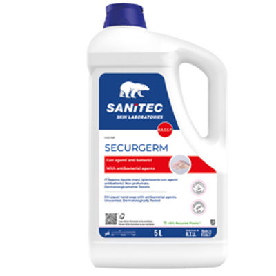 Immagine di Sapone liquido con antibatterico Securgerm - 5 kg - Sanitec [1031]