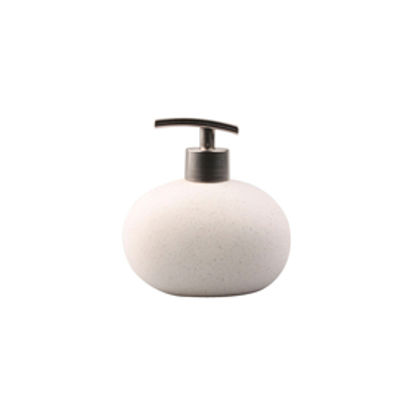 Immagine di Dispenser sapone liquido linea Stone - bianco - King Collection [D1597082]