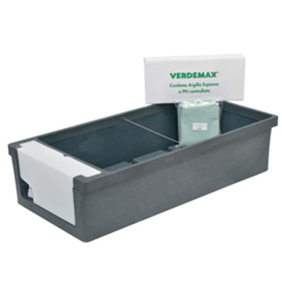 Immagine di Kit Orto urbano - 115 x 58 x28 cm - antracite - Verdemax [2248]