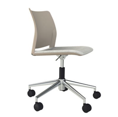 Immagine di Sedia Home / Office Alpha AT - senza braccioli - beige - Unist [APGAT beige]