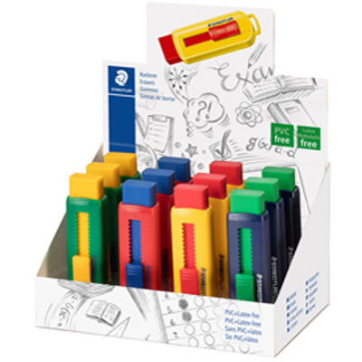 Immagine di STAEDTLER ERASER GOMMA A SCORRIMENTO IN COLORI ASSORTITI [525 PS1 S]