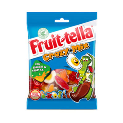 Immagine di Caramella gommosa - crazy mix - 175 gr - Fruit-Tella [06386700]