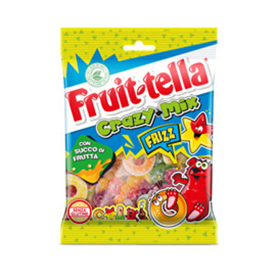 Immagine di Caramella gommosa Frizz - crazy mix - 175 gr - Fruit-Tella [06386600]