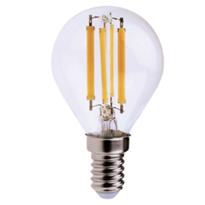 Immagine di Lampada - Led - minisfera - 6W - E14 - 3000K - luce bianca calda - MKC [499048550]