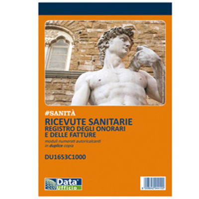 Immagine di Blocco ricevute sanitarie numerate - 100/2 copie autoricalcanti - DU1653C1000 - Data Ufficio [DU1653C1000]