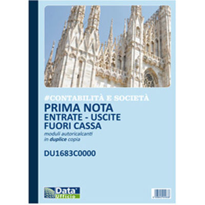 Immagine di Blocco entrate/uscite extra cassa - 50/2 copie autoricalcante - DU1683C0000 - Data Ufficio [DU1683C0000]