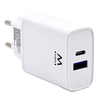 Immagine di Caricabatterie - per smartphone e tablet - 2 porte USB - Eminent [486622377]