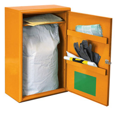 Immagine di Kit Emergenza - per sversamento acido solforico - 40 x 20 x 58,5 cm - Carvel [KIT351M]