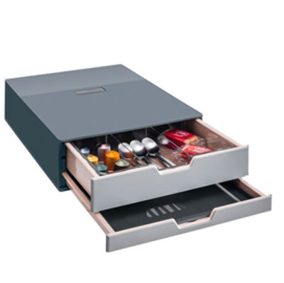 Immagine di Set Coffee Point Box S - 280 x 95 x 356 mm - organizer da cassetto incluso - Durable [3383-58]