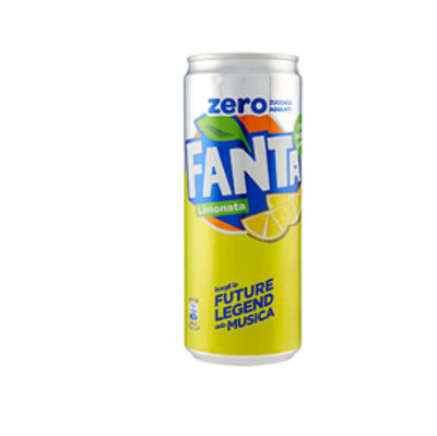 Immagine di Lattina Fanta Lemon Zero - 33 cl - Fanta [COLFI]