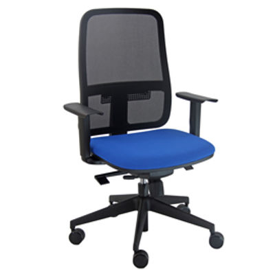 Immagine di Seduta ergonomica synchro Blaze - blu - Unisit [BLYTN/BR1/SB]