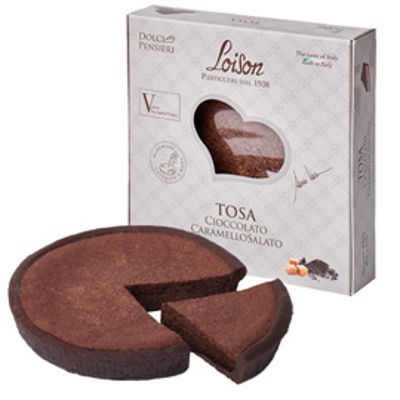 Immagine di Torta Tosa - cioccolato e caramello salato - 300 gr - Loison [580]