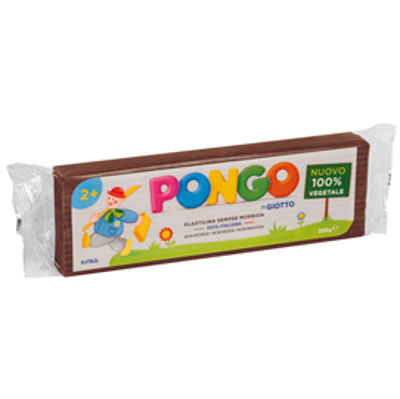 Immagine di Pasta Pongo - panetto 350 gr - marrone - Giotto [F603506]